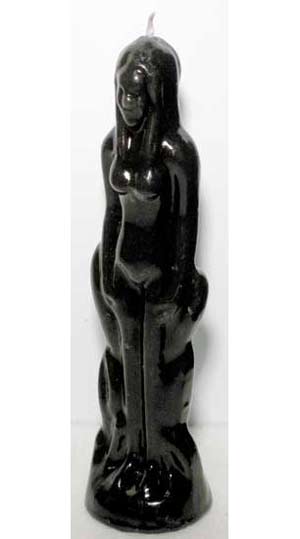 (image for) Black Female candle 7"