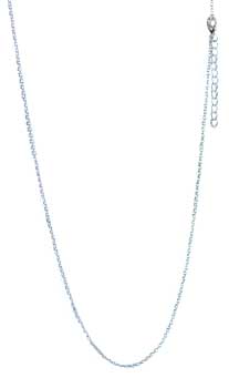 (image for) 20" Silver Plated Brass Chain